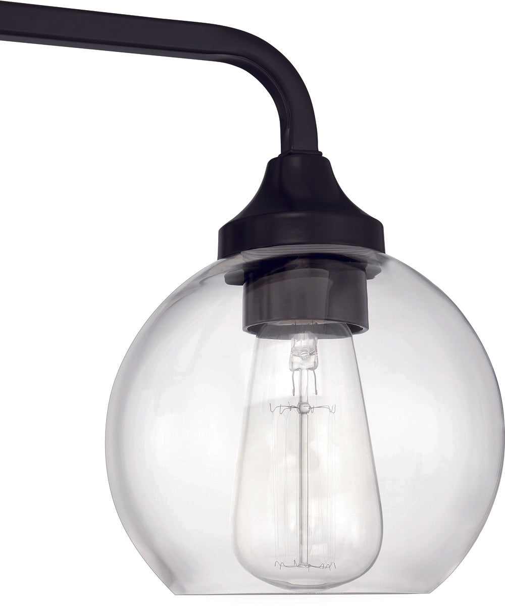 Glenda 4-Light Vanity Flat Black