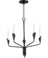 Calyx 5-Light Chandelier Black