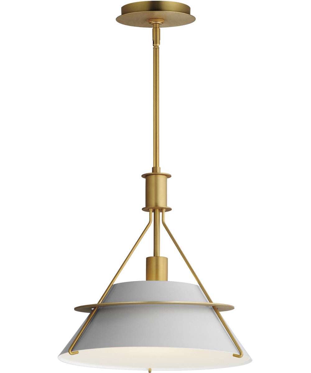 Lucas 1-Light Pendant Natural Aged Brass