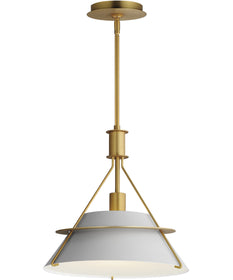 Lucas 1-Light Pendant Natural Aged Brass