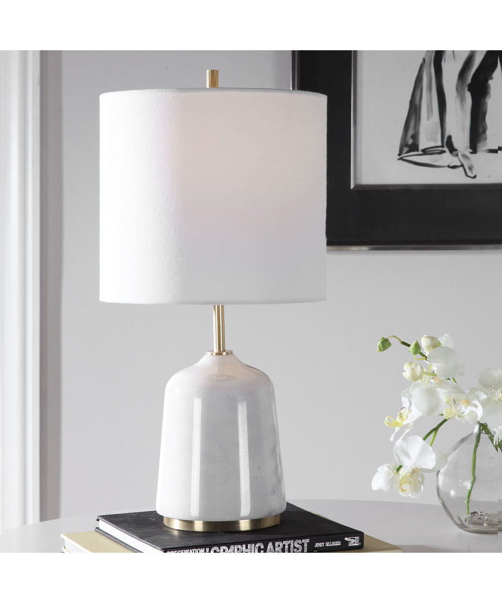 Eloise White Marble Table Lamp