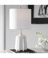 Eloise White Marble Table Lamp