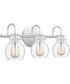 Andrews Large 3-light Bath Light Polished Chrome