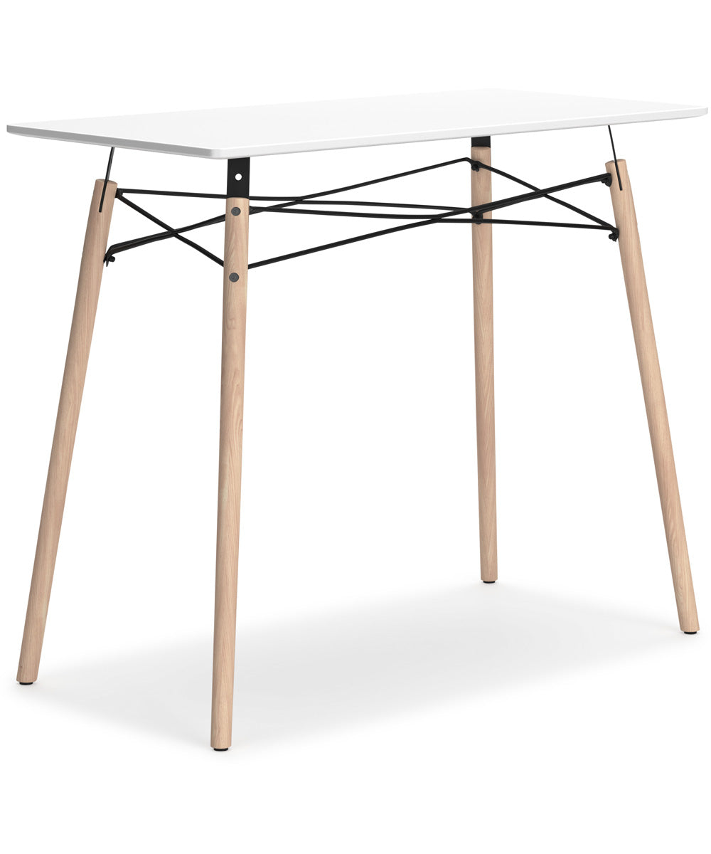 Jaspeni Home Office Desk White/Natural