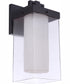 Hayner 1-Light Outdoor Wall Lantern Midnight