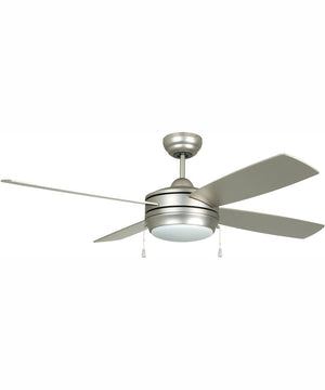 52" Laval 52 1-Light Ceiling Fan Brushed Satin Nickel