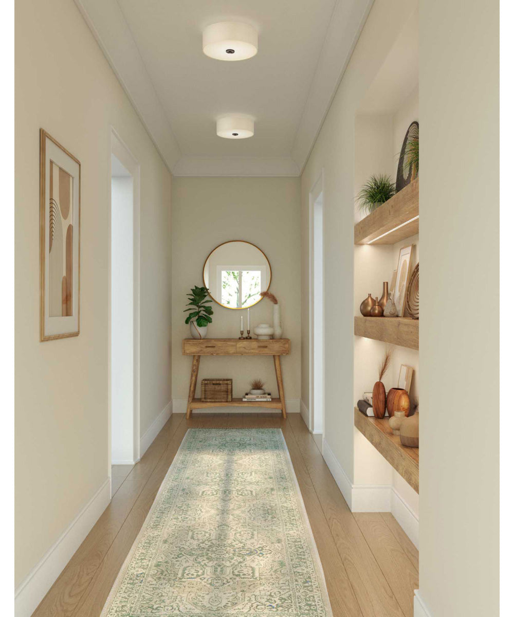 Inspire 1-Light 13" LED Flush Mount Antique Bronze