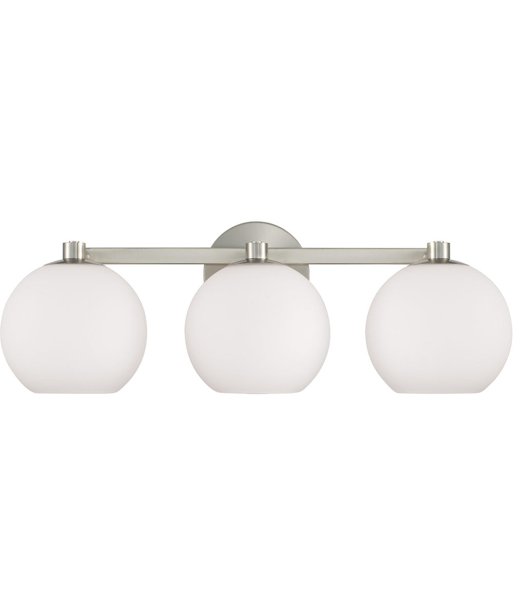 Ansley 3-Light Vanity Brushed Nickel