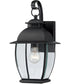 Bain Small 1-light Outdoor Wall Light Mystic Black
