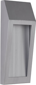 5"W Wedge 1-Light LED Pocket Sconce Brushed Aluminum