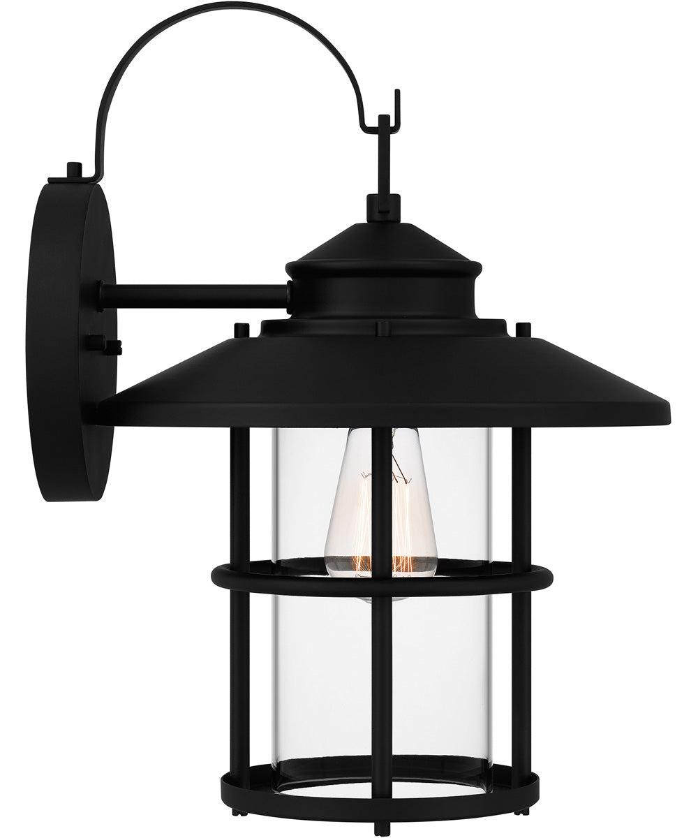 Lombard Large 1-light Outdoor Wall Light  Coastal Armour Aluminum Matte Black