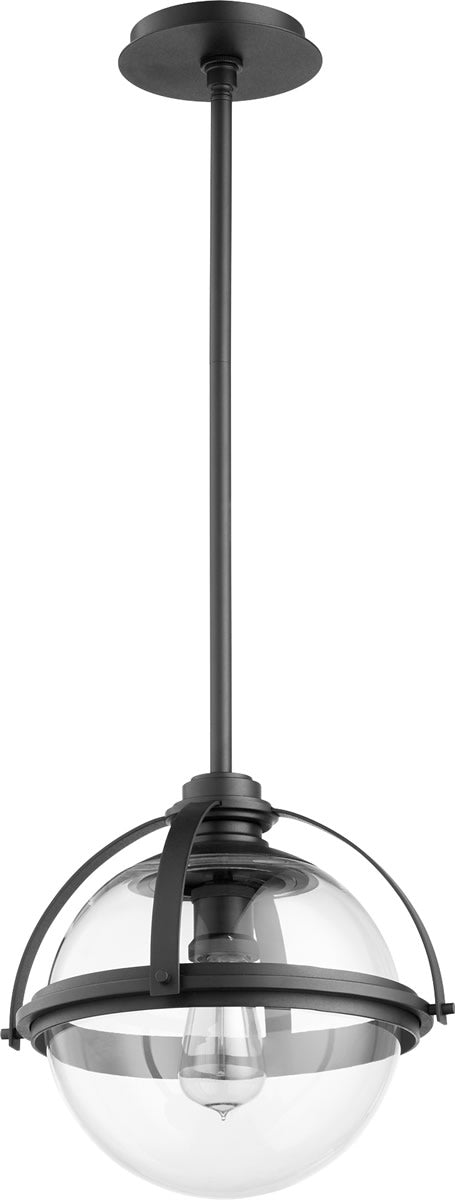 13"W 1-light Pendant Noir