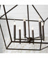 Gabriel 6-light Entry Foyer Hall Chandelier Oiled Bronze