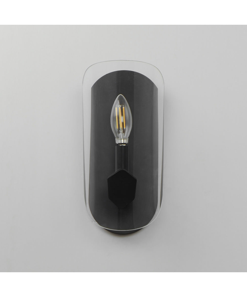 Armory 1-Light Wall Sconce Black