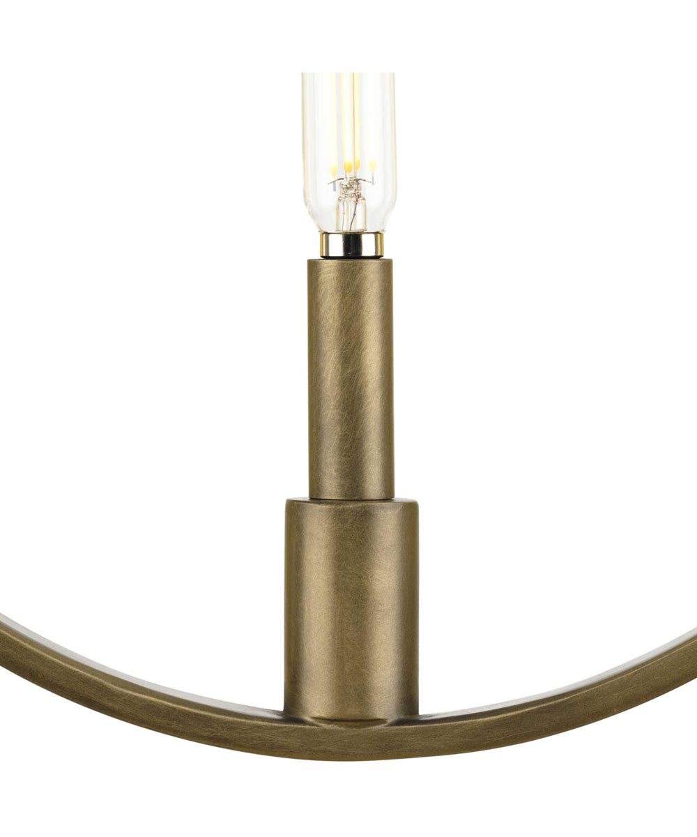 Breckenridge 1-Light Rustic Farmhouse Pendant Aged Bronze