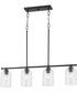 Tribute 4-light Chandelier Matte Black