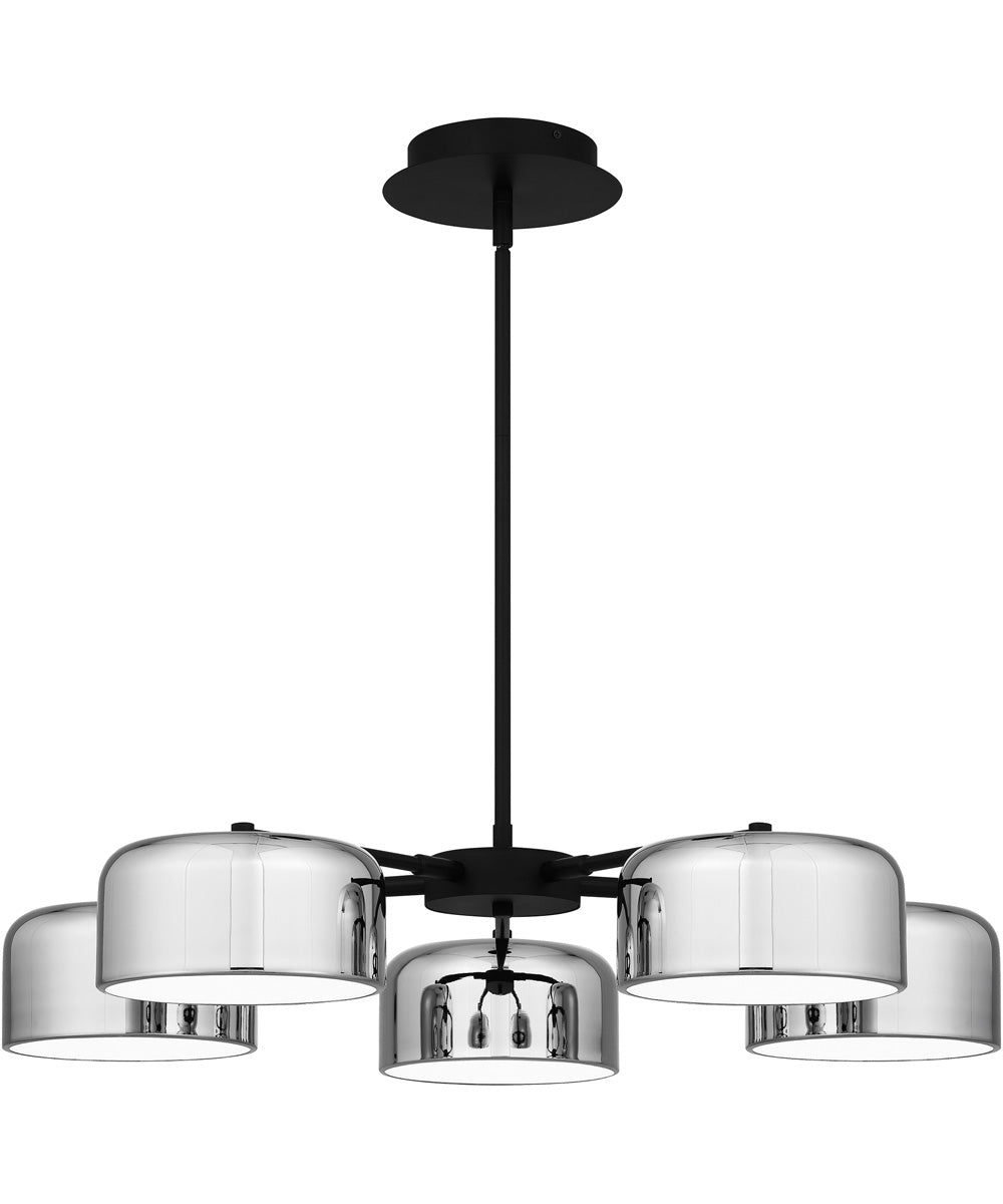 Gabriel  Chandelier Matte Black
