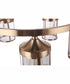 Elliot 5-Light Chandelier Satin Brass