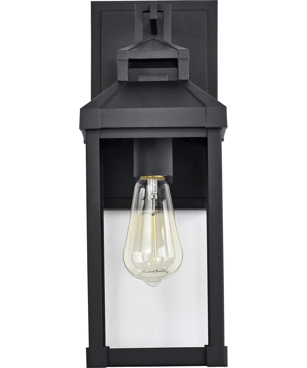 Corning 1-Light Outdoor Matte Black