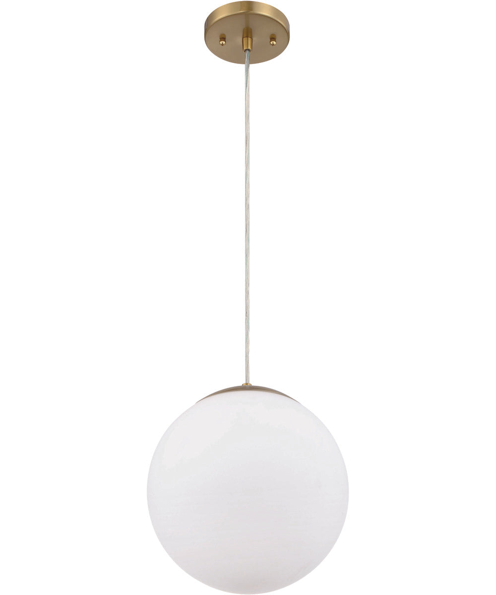 Gaze 1-Light Pendant Satin Brass