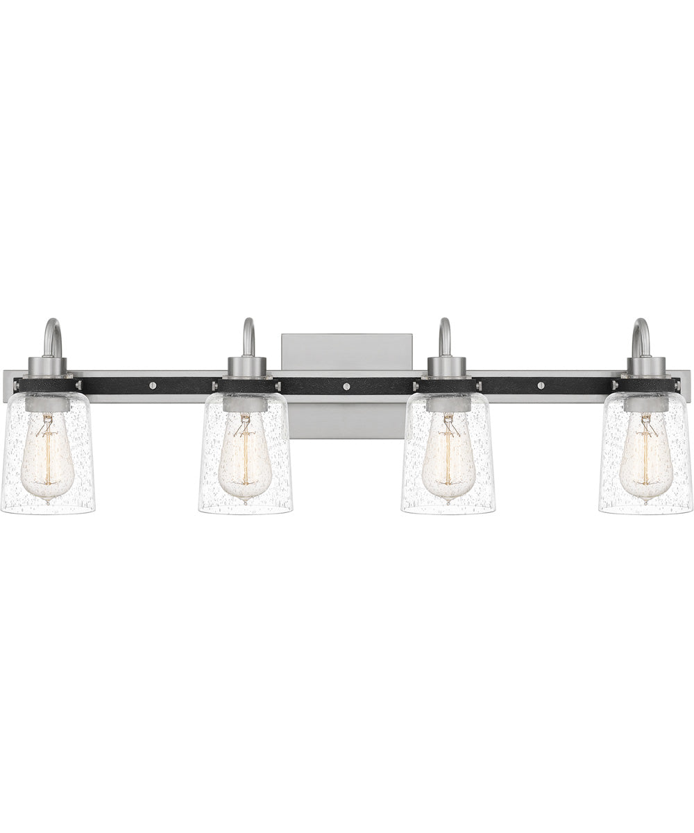 Axel Extra Large 4-light Bath Light Brushed Nickel