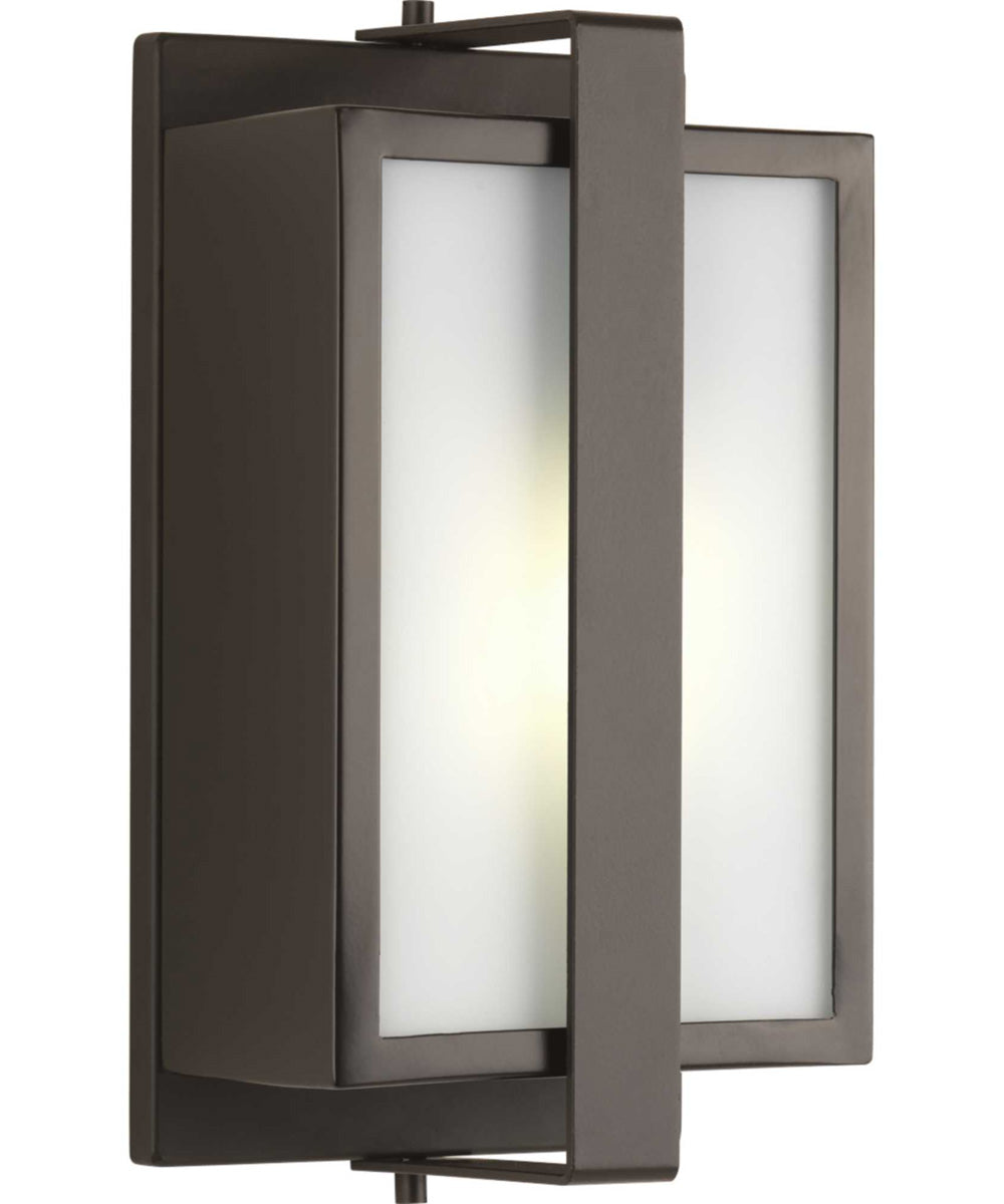 Diverge 1-Light Small Wall Lantern Architectural Bronze