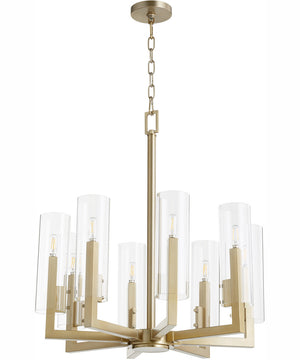Harbin 8-light Chandelier Aged Brass