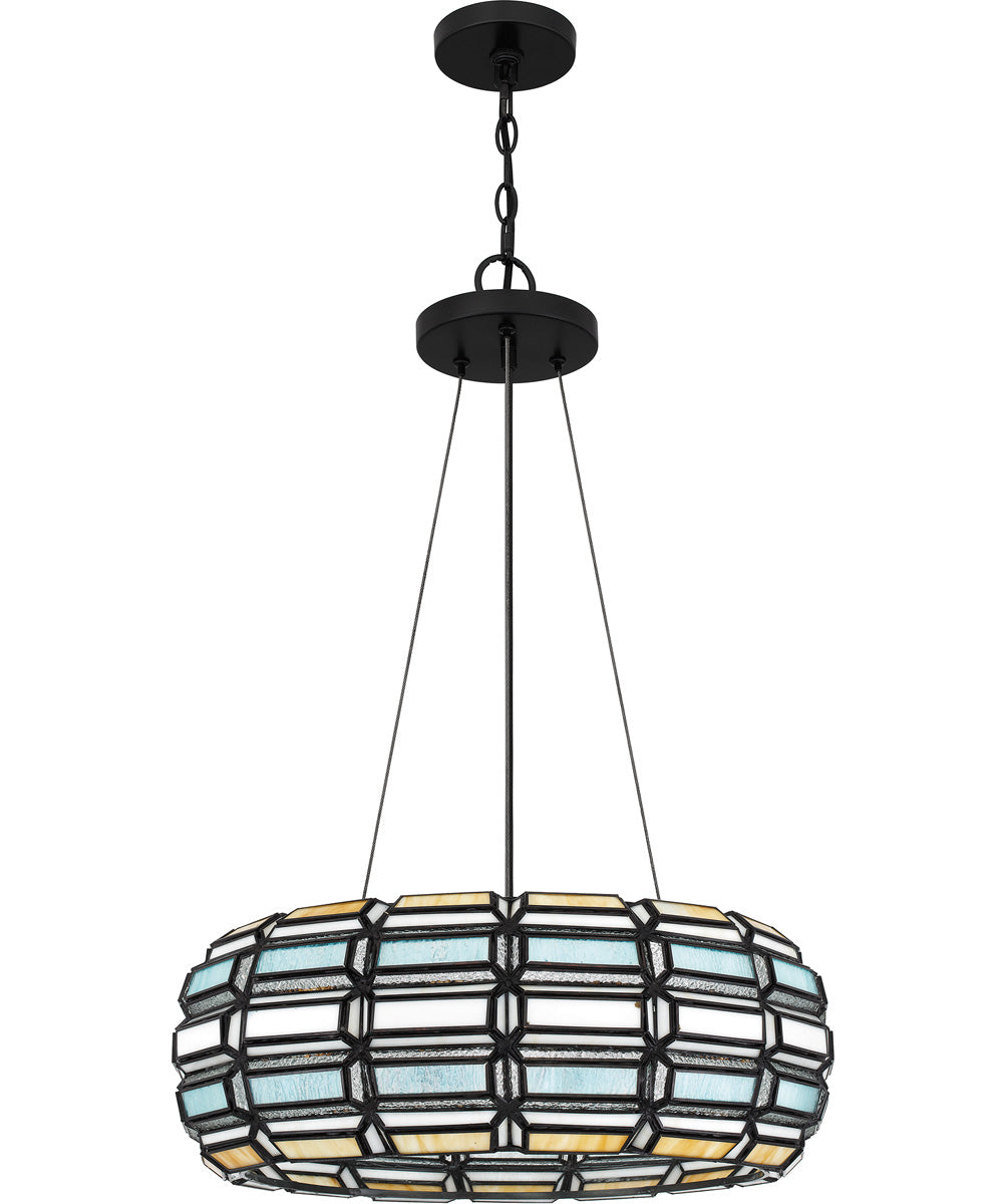 Shanghai 3-light Pendant Matte Black