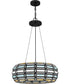 Shanghai 3-light Pendant Matte Black