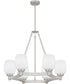 Penning 6-light Chandelier Brushed Nickel