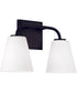 Brody 2-Light Vanity Matte Black