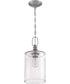 Dardyn 1-Light Mini Pendant Brushed Polished Nickel