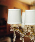 6"W x 5"H Set of 6 Light Oatmeal Linen Drum Chandelier Clip-On Lampshade