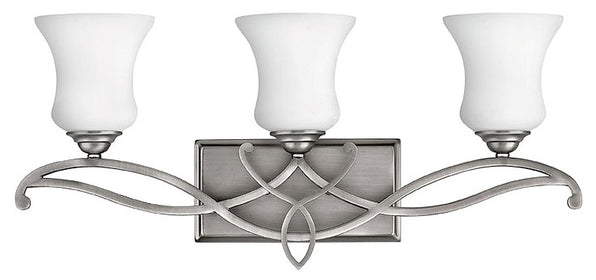 24"W Brooke 3-Light Bathroom Vanity Antique Nickel