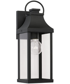 Bradford 1-Light Outdoor Wall-Lantern Rain or Shine - Black