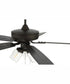 52" Outdoor Pro Plus 104 Clear 3-Light Indoor/Outdoor Ceiling Fan Espresso
