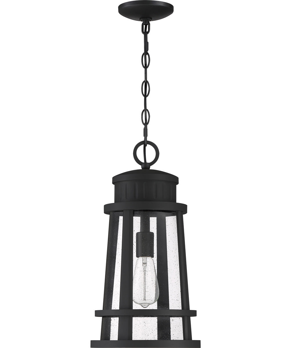 Dunham Large 1-light Outdoor Pendant Light  Coastal Armour Earth Black