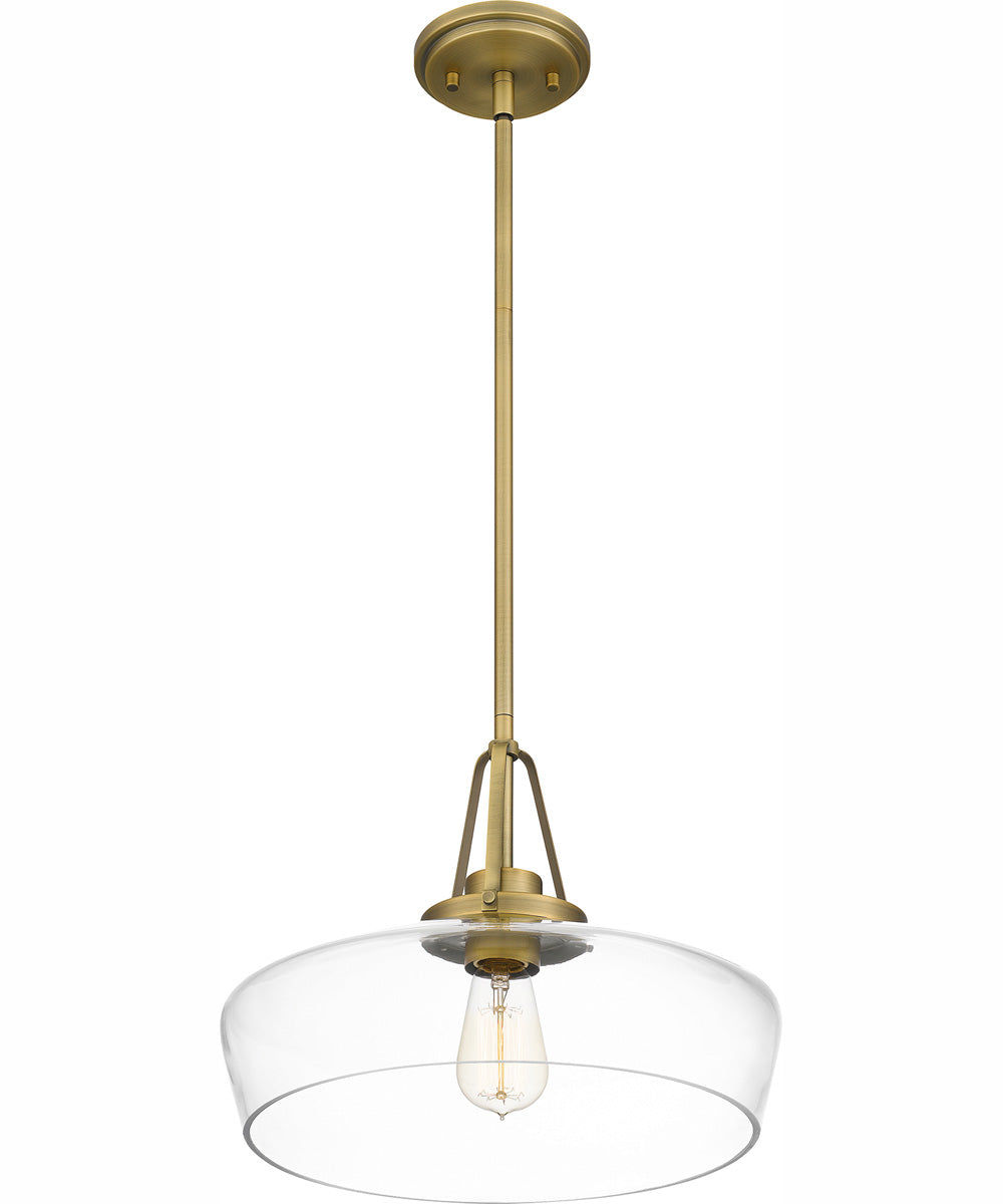 Quoizel Pendant 1-light Pendant Aged Brass