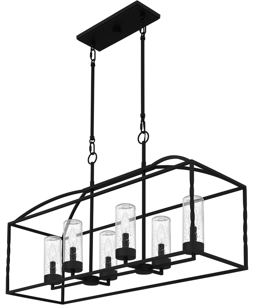 Thatcher 6-light Island Light Earth Black