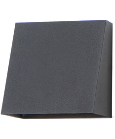 6"H Pathfinder LED 1-Light Outdoor Wall Sconce Black