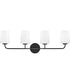 Kline 4-Light Vanity in Black