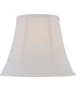 Lamp Shade Off-White Fine Linen Empire Shade - 9"Tx16"Bx13"Sl