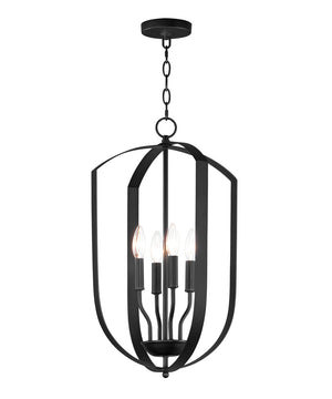 Provident 4-Light Chandelier Black