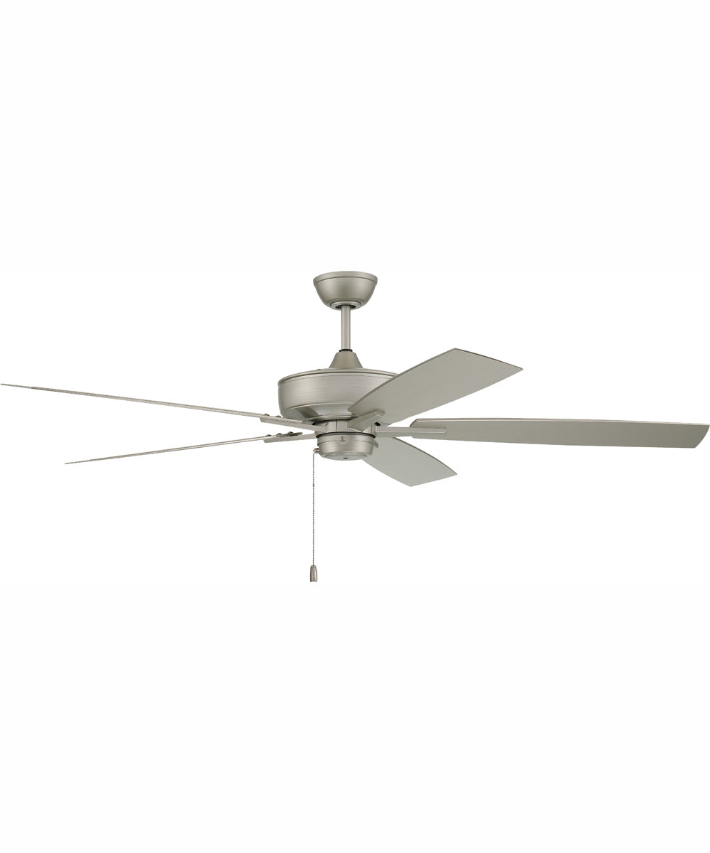 60" Outdoor Super Pro 60 Indoor/Outdoor Ceiling Fan Painted Nickel