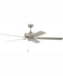 60" Outdoor Super Pro 60 Indoor/Outdoor Ceiling Fan Painted Nickel