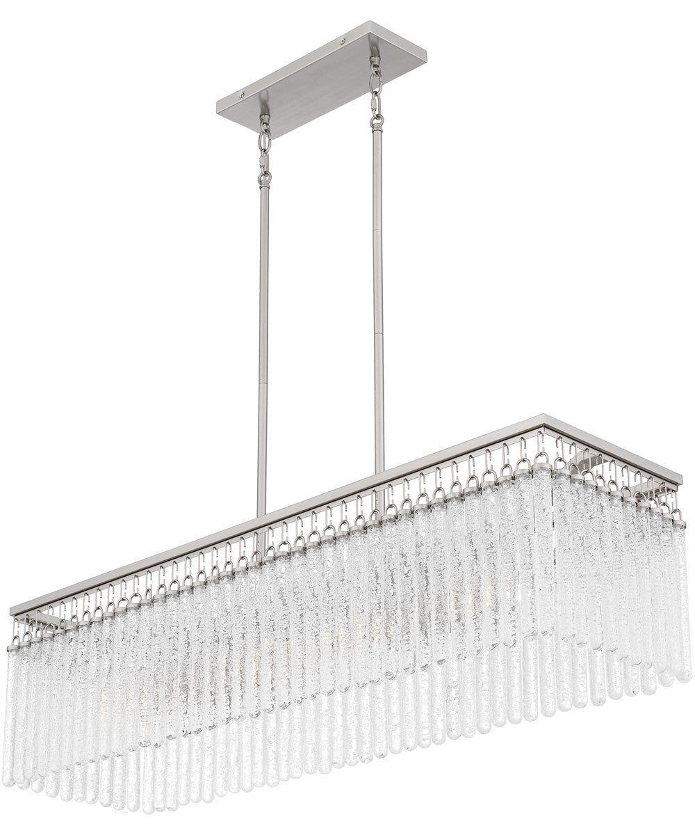 Camilla Medium 4-light Island Light Brushed Nickel