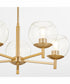 Lyon 5-light Chandelier Aged Brass