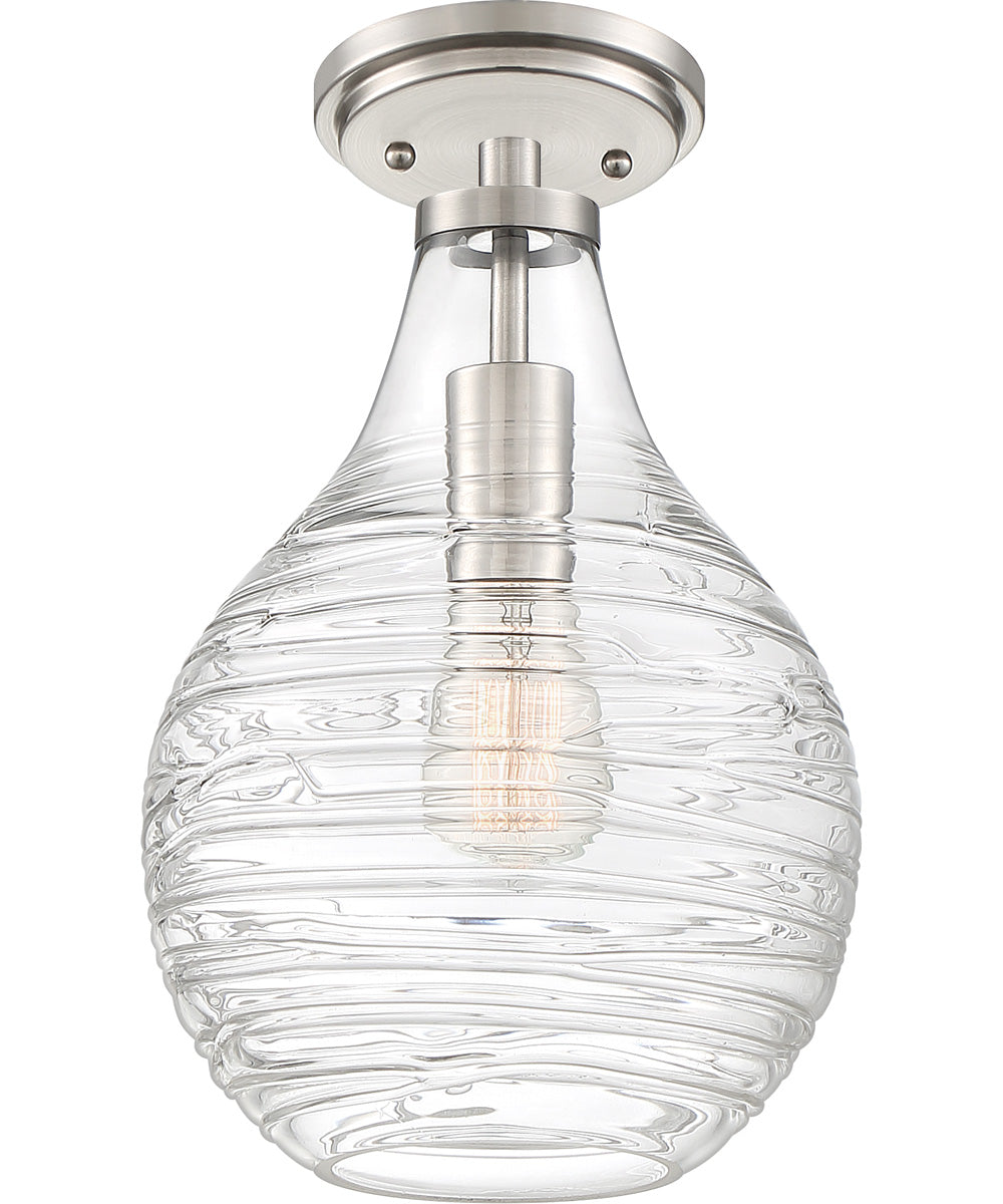 Genie Small 1-light Mini Pendant Brushed Nickel
