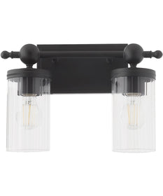 Tamara Day's Lee Boulevard 2-light Bath Vanity Light Matte Black
