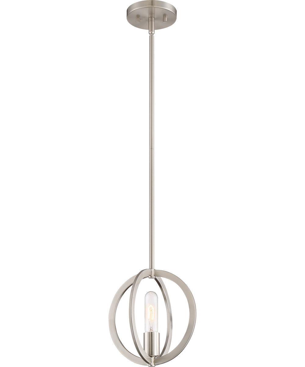 Orion Small 1-light Mini Pendant Brushed Nickel